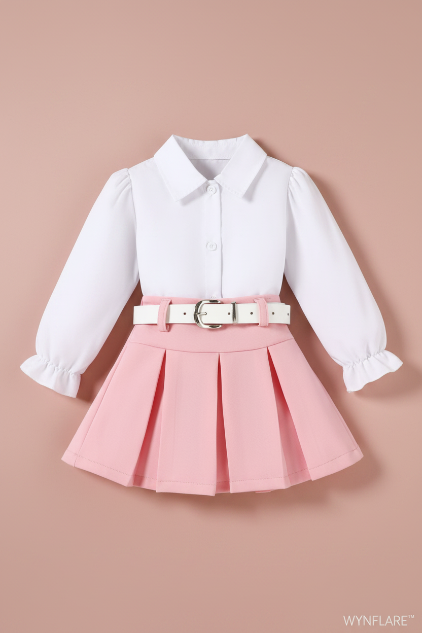 Back to School Chic: Kids' Shirt & Skirt Sets She'll Love