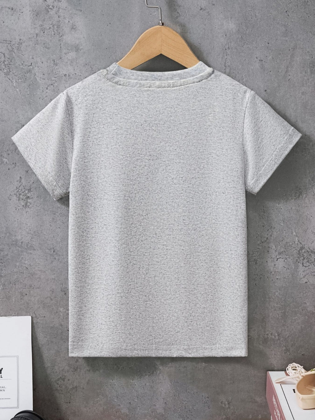 Children's Construction Vehicle Crew Neck Short Sleeve T-Shirt - WYNFLARE