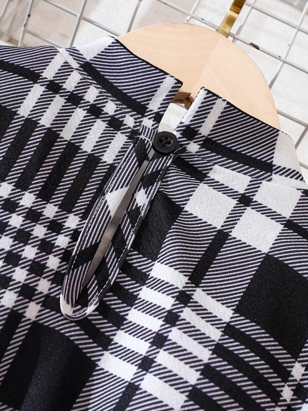 Girls Plaid Long Sleeve Dress – Cute Kids' Fall & Winter Outfit - WYNFLARE
