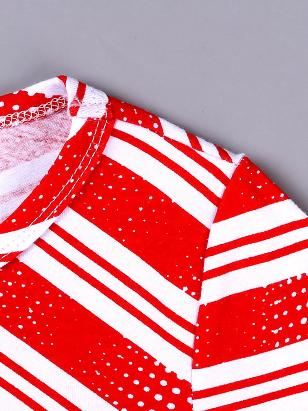 Kids Christmas Outfit Set – Striped Holiday Clothes for Boys & Girls - WYNFLARE