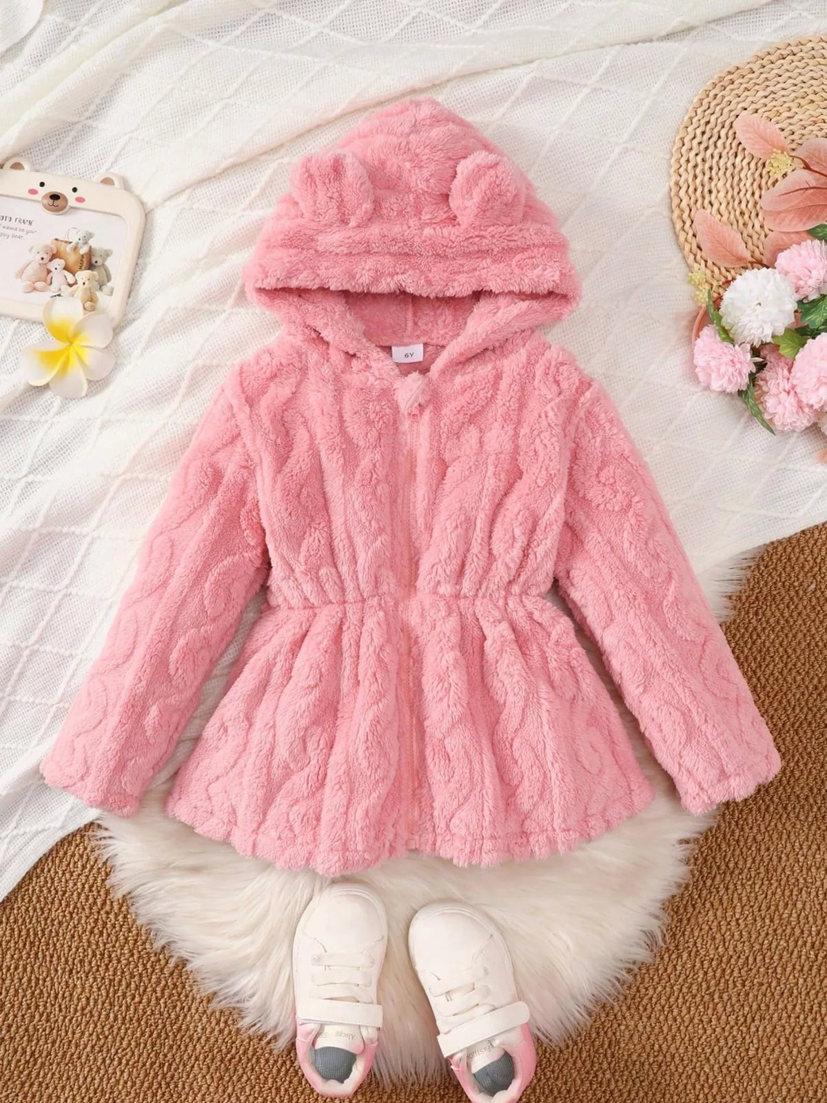 Kids Zip Up Hoodie Fleece Jacket – Cozy Outerwear for Boys & Girls - WYNFLARE