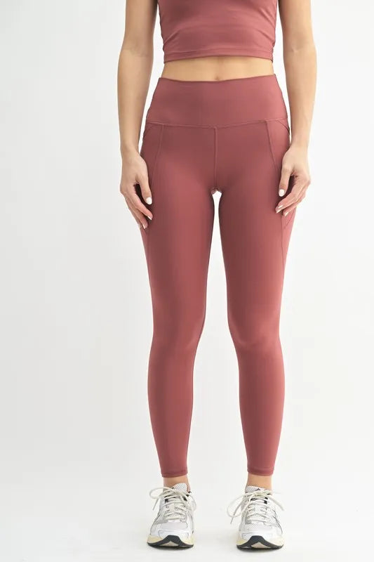 MONO B Venice Cloud Light Sculpt High-Waisted Leggings - WYNFLARE