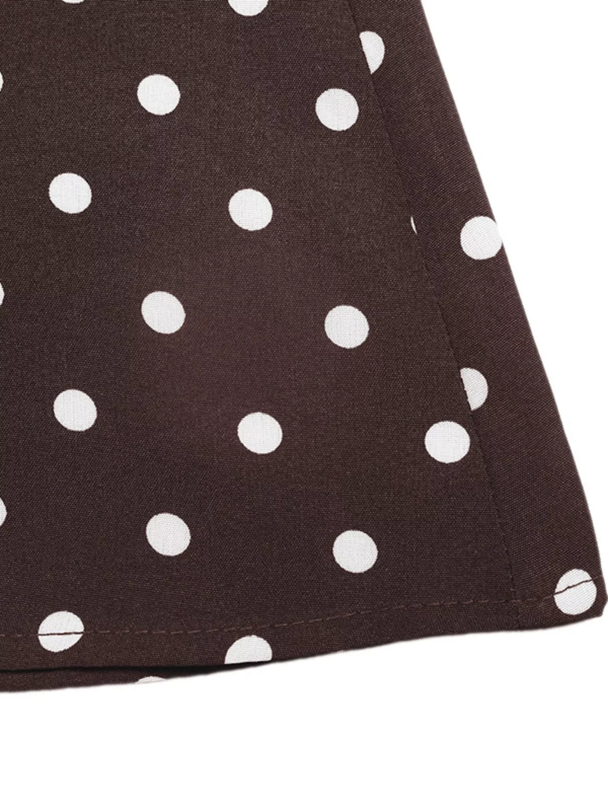 Polka Dot Sleeveless Square Neck Maxi Dress - WYNFLARE