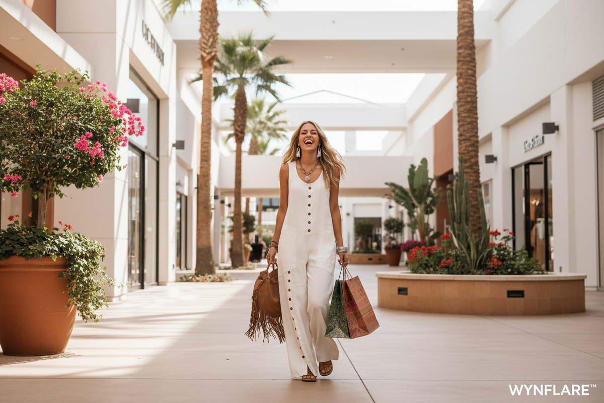Sleeveless Button-Front Wide-Leg Jumpsuit - WYNFLARE