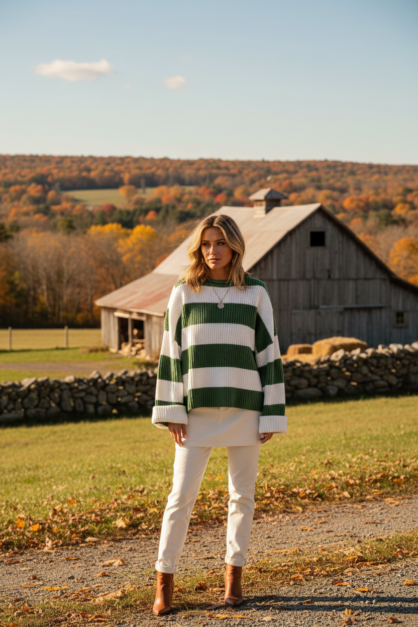 Green Sweater Connecticut